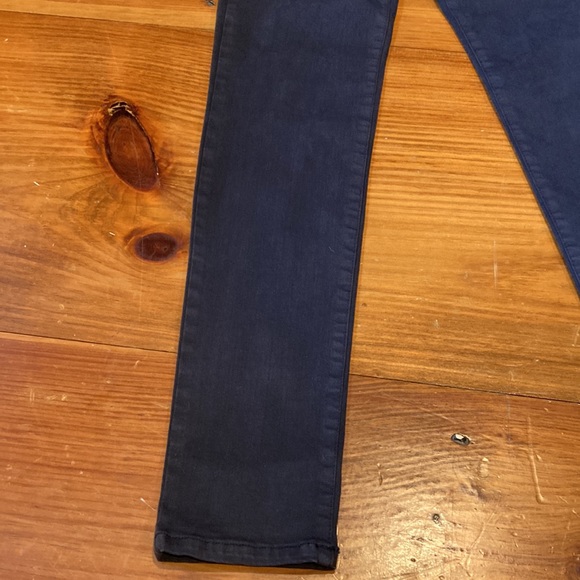 BARBOUR 2/4 Navy Essential Slim Jeggings Trousers Jeans Twill Stretch - Picture 12 of 14